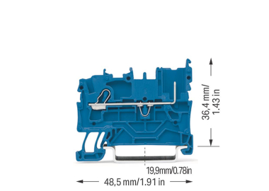 WAGO 2022-1204 1-Leiter/1-Pin- 