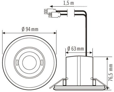 Esylux MD-FLAT 360i/8 RW GST  EP10427862 