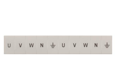 SIEM Schilder U, V, W, N,  8WH8120-3AA25 