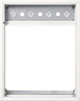 Siedle Kombirahmen Alu als  KR 614-1/1 W 