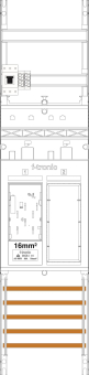 f-tronic Zählerfeld 1-feldrig ER6-16-HSP 