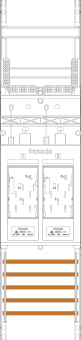 f-tronic Zählerfeld 1-feldrig      E16DS 