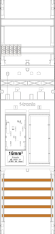 f-tronic Zählerfeld 1-feldrig   ER6DS-16 