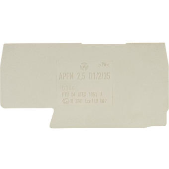 Wieland Abschlussplatte APFN 2,5 D1/2/35 