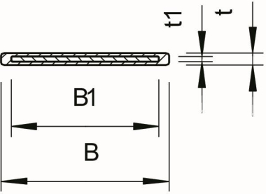 OBO FSB-SB 100 Spannband 100m St 7203131 
