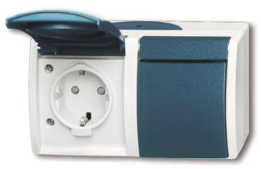 BJ Ocean Steckdose 2fach     20/2 EBW-53 