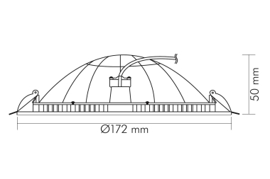 Nobile LED Coupole 160 R 12W  1581601012 