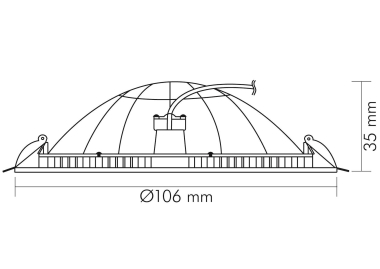 Nobile LED Coupole 110 R 5W   1581101012 