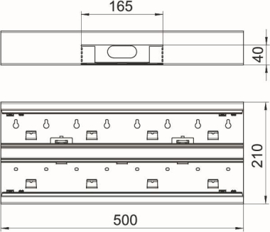 OBO GS-DT70210RW T-Stück symmetrisch 