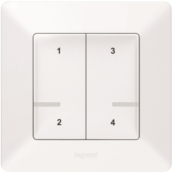 Legrand 752168 Szenenschalter m.4 Tasten 