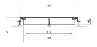 Hager Bodenkanal estrichbünd. BKWD600080 