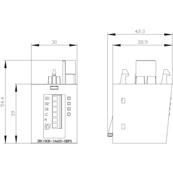 SIEM 3DI/LC-Modul     3RK1908-1AA00-0BP0 