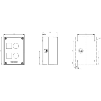 Siemens 3SU18020AA000AB1 Gehäuse 