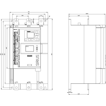 Siemens 3RW55 690V 370A    3RW5546-6HA16 