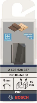 Bosch Nutfräser 8mm D1 15mm   2608628387 