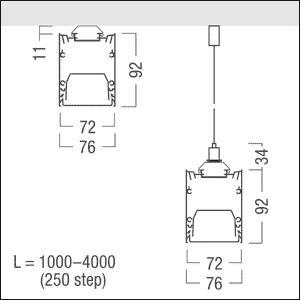 Zumtobel SLN2-C MSC L1750 WH    22903551 
