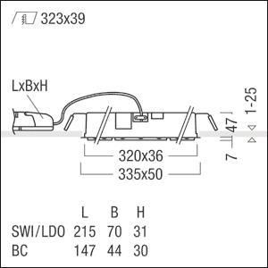 Zumtobel SUI DF9 1400-930 LDO   60211006 