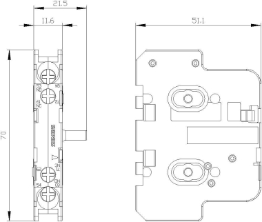SIEM Hilfsschalterblock     3TY75611KA00 