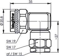 TG N-Kabelwinkelstecker      J01020C0161 