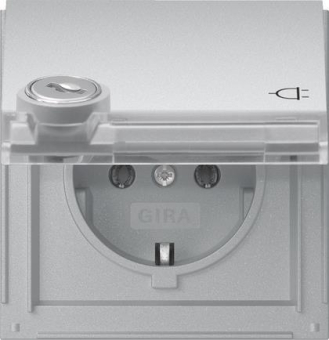 GIRA 446765 SCHUKO-Steckdose Klappdeckel 