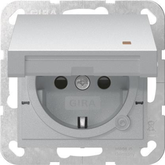GIRA 455226 SCHUKO-Steckdose KD Kontr.+ 