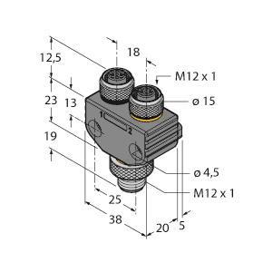 Turck 2f Ver-     VB2-FSM5-2FKM4.4/S2087 
