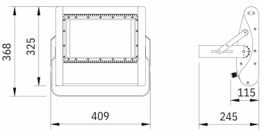 Lichtline LED-Hallentief-   442206200067 