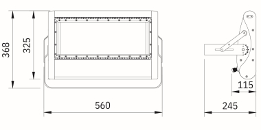 Lichtline Hallenstrahler    442209300147 