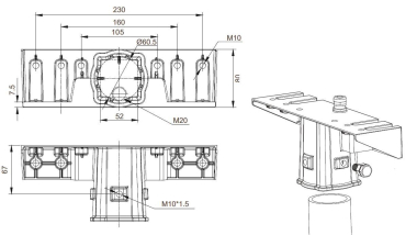 Lichtline Mastadapter f.    474411081028 