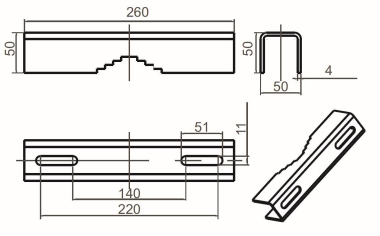 Lichtline Klemmhalterung f. 474430221027 