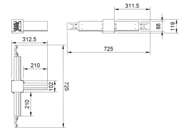 Lichtline LED-Büroleuchte   127225110074 
