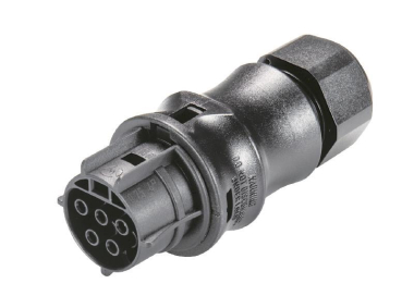 WIEL Buchsenteil mit  RST20I5S B1 ZR2 SW 