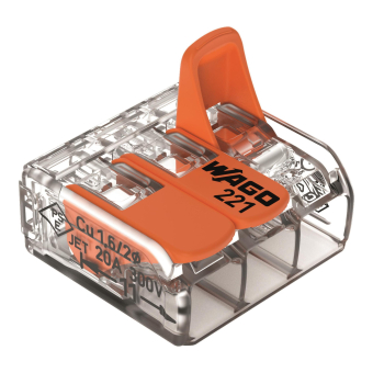 WAGO 221-413 COMPACT-Verbindungsklemme, 
