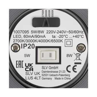 SLV UNIVERS.DOWNLIGHT Starr IP65 1007095 