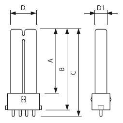 Philips TUV PL-S 5W/4P 