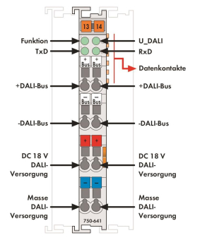 WAGO 750-641 DALI-/DSI-Master,lichtgrau 