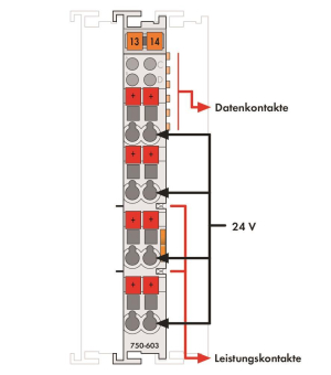 WAGO 750-603 Potentialvervielfältigung, 
