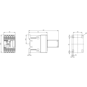 SIEM Schütz, AC -3, 7,5 KW 3RT2018-2EP01 