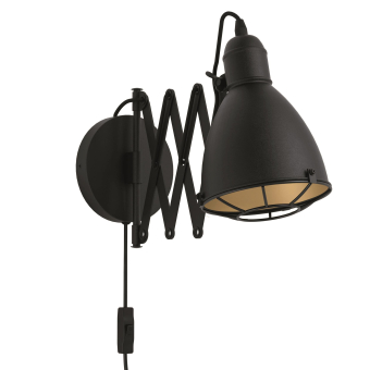 EGLO   WL/1 E27 SCHWARZ/GOLD 'TREBURLEY' 