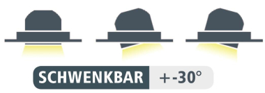LTEK LED-Einbaustr. 6W 470lm SPA44-6W-XW 