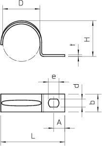 OBO 604 9 G Befestigungsschelle 