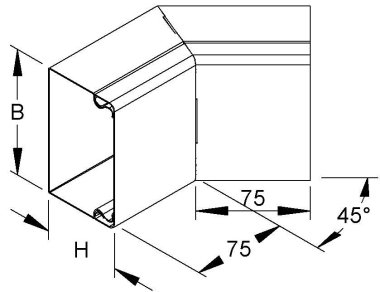 NIED Inneneck 45° mit        LUIB 60.060 