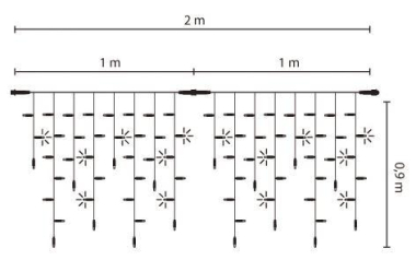 S&H LED-ICE Lite Flash 120 2m 36V  59192 