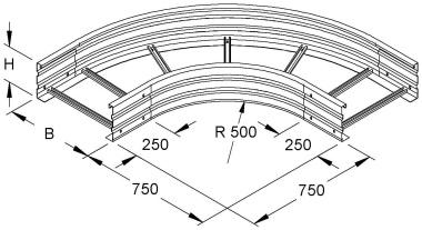 Niedax Bogen 90°          WSBR 200.600 F 