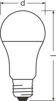 Ledvance LED Classic A 75 P 10W 830 