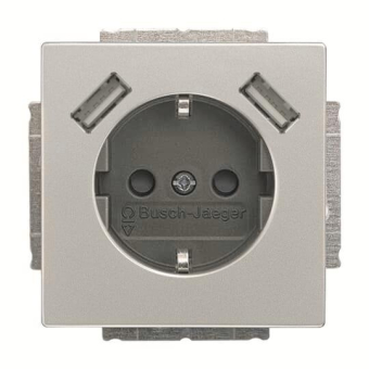 BJ Schuko/USB Steckdose  20 EUCB2USB-866 