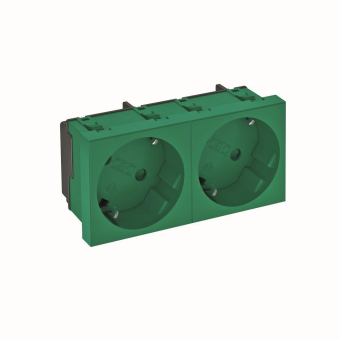 OBO STD-D3S MZGN2 Steckdose 33° 2-fach 