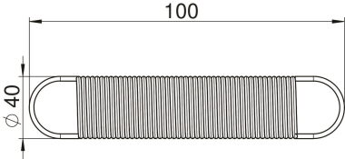 OBO VH-F100VA Zugfeder Länge=200+300 