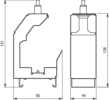 Philips Maxos Befestigung  LL500Z CDS WH 