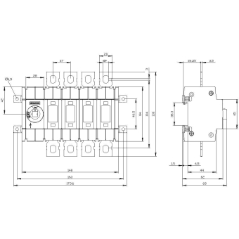 Siemens 3KD28400NE100    3KD2840-0NE10-0 